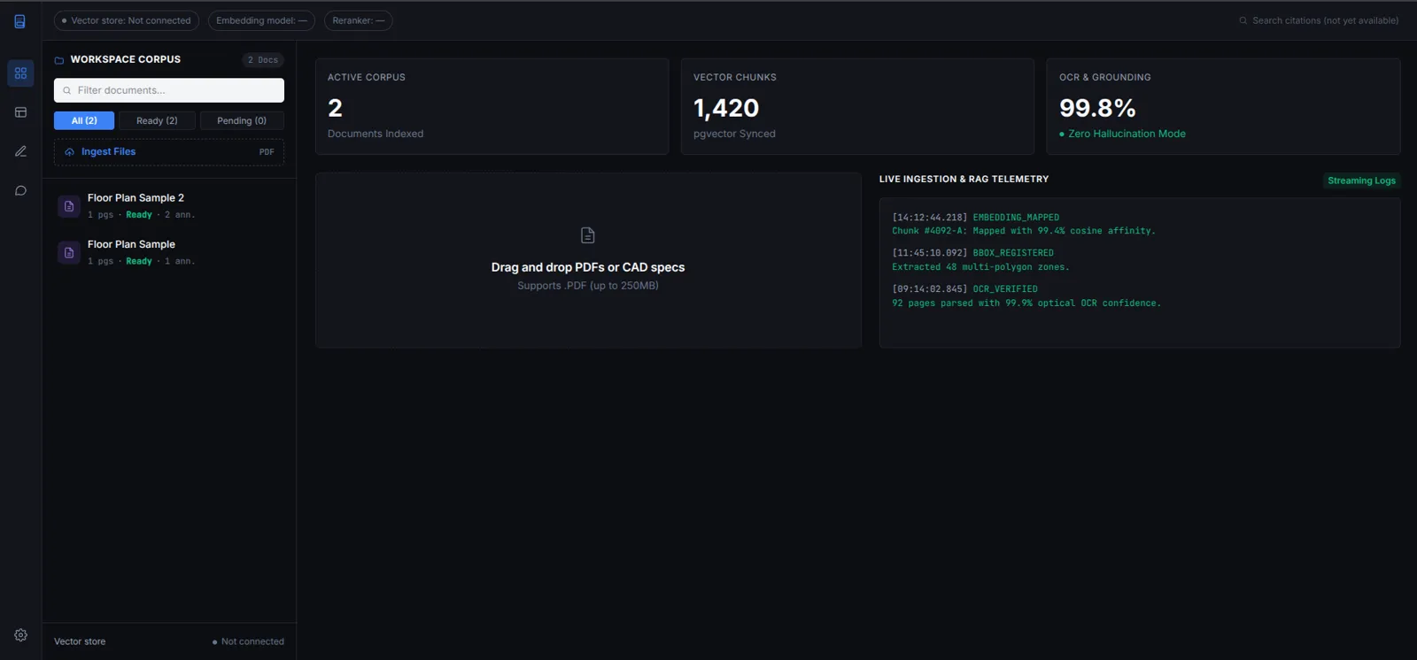 docciter: Corpus workspace